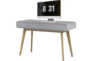 Olivet Skrivbord 120 cm - Grå - Möbler - Bord & matgrupper - Kontorsbord - Skrivbord
