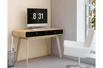 Olivet Skrivbord 120 cm - Natur/Svart - Möbler - Bord & matgrupper - Kontorsbord - Skrivbord