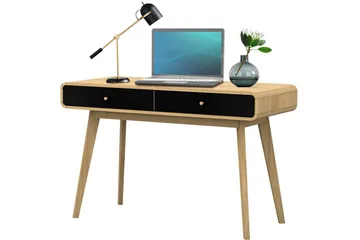 Olivet Skrivbord 120 cm - Natur/Svart - Möbler - Bord & matgrupper - Kontorsbord - Skrivbord