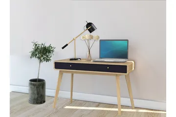 Olivet Skrivbord 120 cm - Natur/Svart - Möbler - Bord & matgrupper - Kontorsbord - Skrivbord