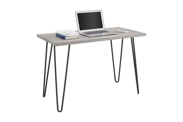 Owen Skrivbord 102 cm Grå/Svart - Dorel Home - Möbler - Bord & matgrupper - Kontorsbord - Skrivbord