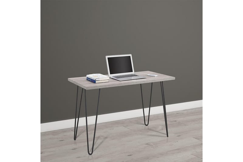Owen Skrivbord 102 cm Grå/Svart - Dorel Home - Möbler - Bord & matgrupper - Kontorsbord - Skrivbord