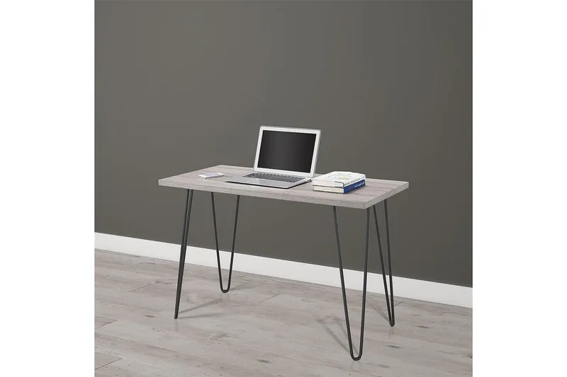 Owen Skrivbord 102 cm Grå/Svart - Dorel Home - Möbler - Bord & matgrupper - Kontorsbord - Skrivbord