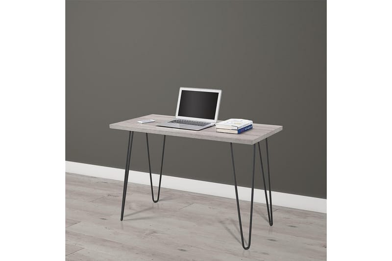 Owen Skrivbord 102 cm Grå/Svart - Dorel Home - Möbler - Bord & matgrupper - Kontorsbord - Skrivbord