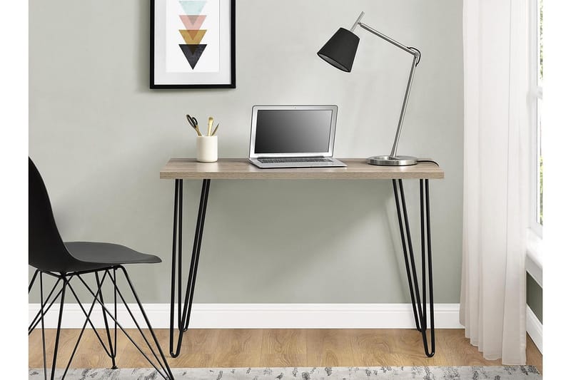Owen Skrivbord 102 cm Natur/Svart - Dorel Home - Möbler - Bord & matgrupper - Kontorsbord - Skrivbord