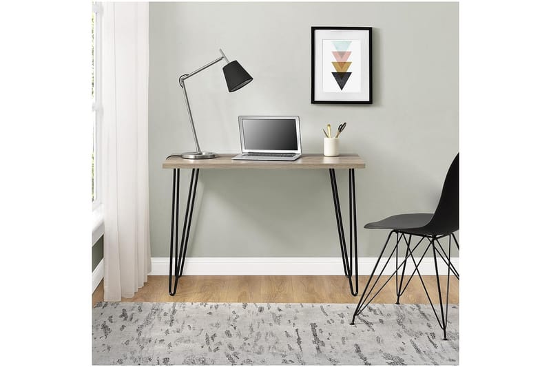 Owen Skrivbord 102 cm Natur/Svart - Dorel Home - Möbler - Bord & matgrupper - Kontorsbord - Skrivbord