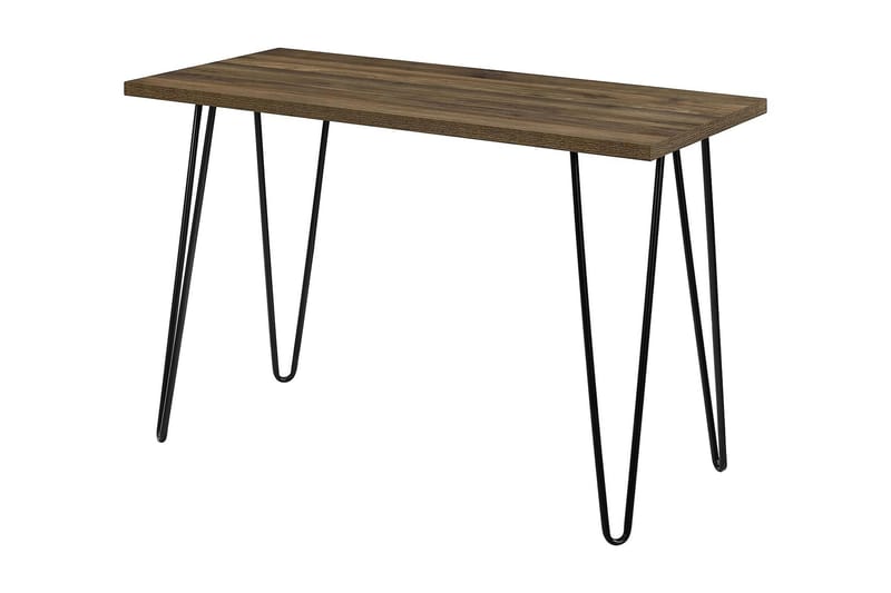 Owen Skrivbord 102 cm Valnötsbrun/Svart - Dorel Home - Möbler - Bord & matgrupper - Kontorsbord - Skrivbord
