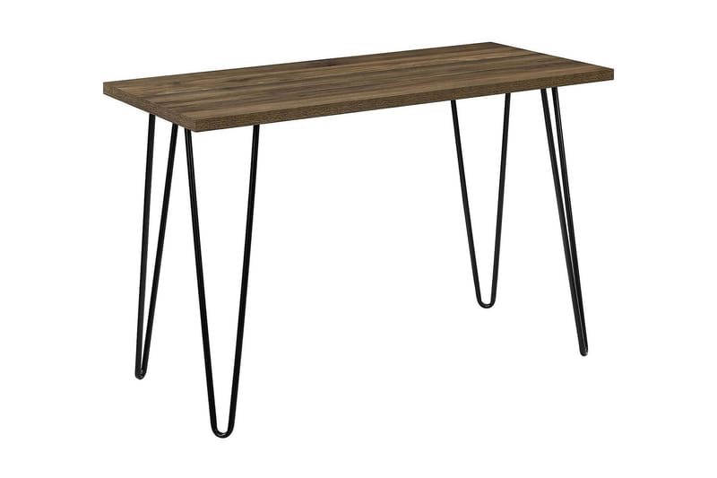 Owen Skrivbord 102 cm Valnötsbrun/Svart - Dorel Home - Möbler - Bord & matgrupper - Kontorsbord - Skrivbord