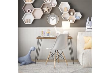 Owen Skrivbord 102 cm Valnötsbrun/Svart - Dorel Home - Möbler - Bord & matgrupper - Kontorsbord - Skrivbord