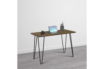 Owen Skrivbord 102 cm Valnötsbrun/Svart - Dorel Home - Möbler - Bord & matgrupper - Kontorsbord - Skrivbord