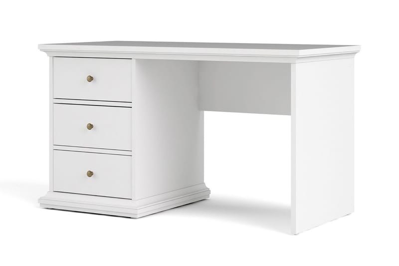 Paris Skrivbord 130 cm - Vit - Möbler - Bord & matgrupper - Kontorsbord - Skrivbord