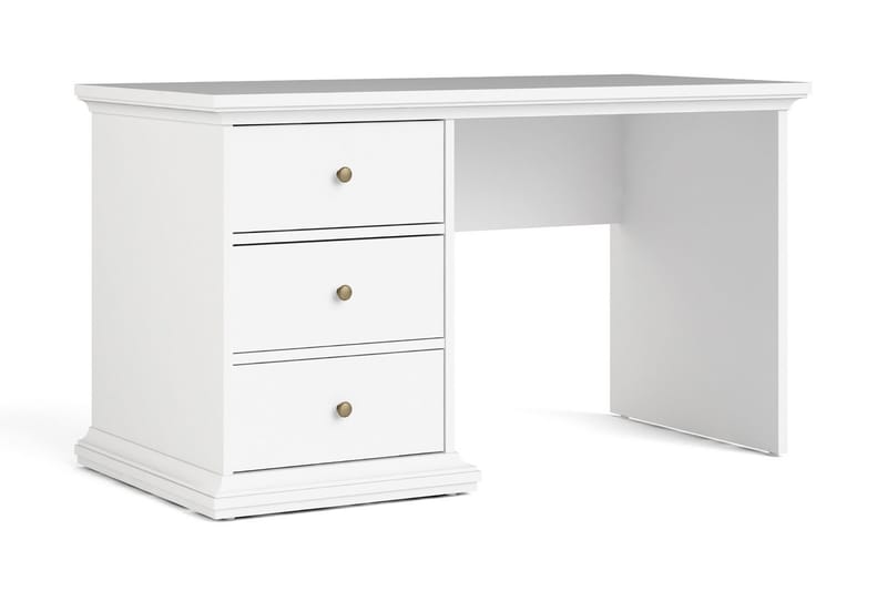 Paris Skrivbord 130 cm - Vit - Möbler - Bord & matgrupper - Kontorsbord - Skrivbord