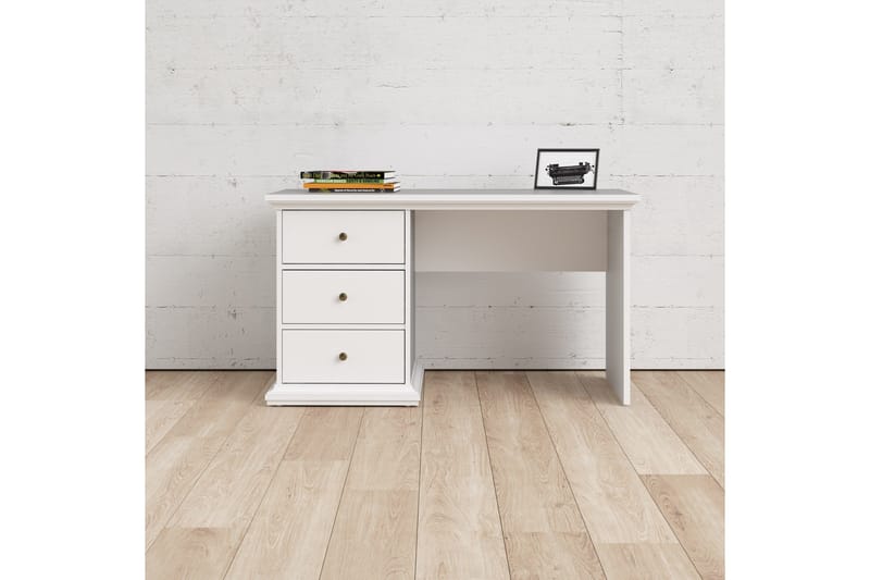 Paris Skrivbord 130 cm - Vit - Möbler - Bord & matgrupper - Kontorsbord - Skrivbord