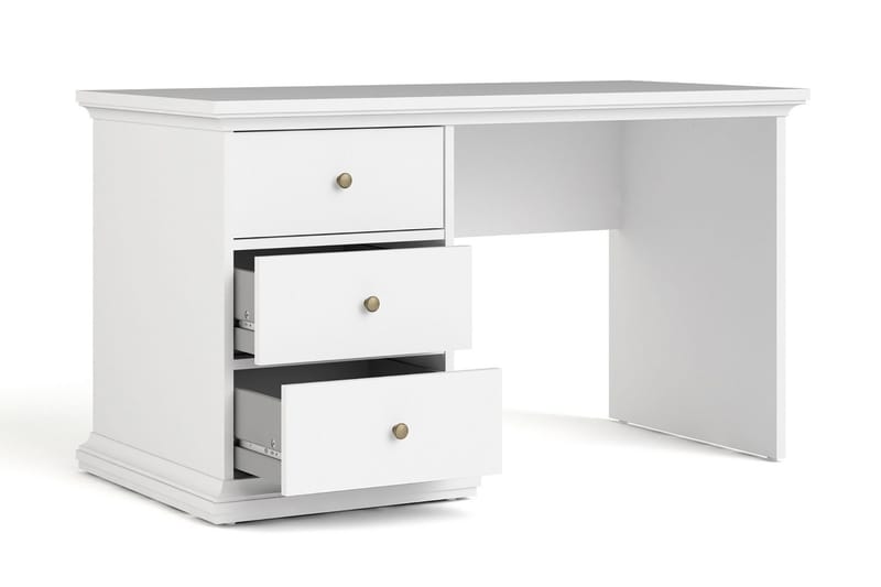 Paris Skrivbord 130 cm - Vit - Möbler - Bord & matgrupper - Kontorsbord - Skrivbord
