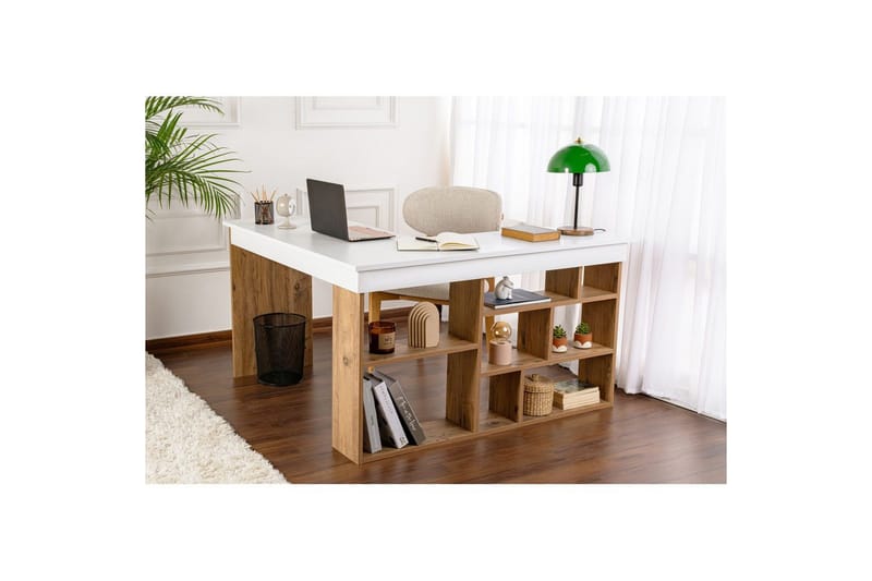 Skrivbord Regar Vit Atlantisk Furu - Vit Atlantisk Furu - Möbler - Bord & matgrupper - Kontorsbord - Skrivbord