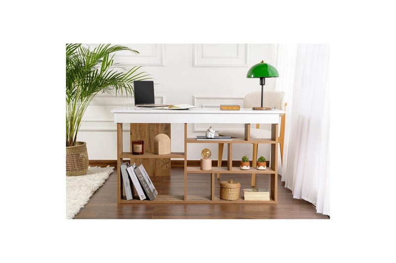 Skrivbord Regar Vit Atlantisk Furu - Vit Atlantisk Furu - Möbler - Bord & matgrupper - Kontorsbord - Skrivbord