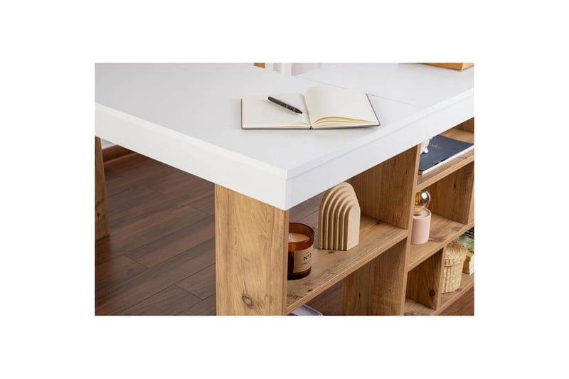 Skrivbord Regar Vit Atlantisk Furu - Vit Atlantisk Furu - Möbler - Bord & matgrupper - Kontorsbord - Skrivbord