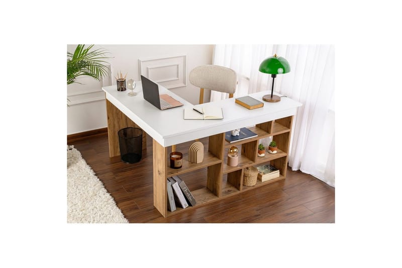 Skrivbord Regar Vit Atlantisk Furu - Vit Atlantisk Furu - Möbler - Bord & matgrupper - Kontorsbord - Skrivbord