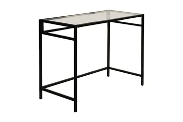 Sabani Skrivbord 100 cm - Glas/Svart - Möbler - Bord & matgrupper - Kontorsbord - Skrivbord