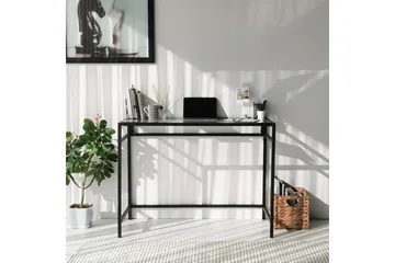 Sabani Skrivbord 100 cm - Glas/Svart - Möbler - Bord & matgrupper - Kontorsbord - Skrivbord