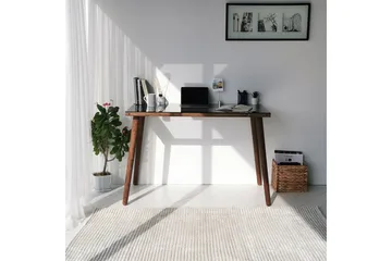 Sabani Skrivbord 110 cm - Glas/Valnötsbrun - Möbler - Bord & matgrupper - Kontorsbord - Skrivbord