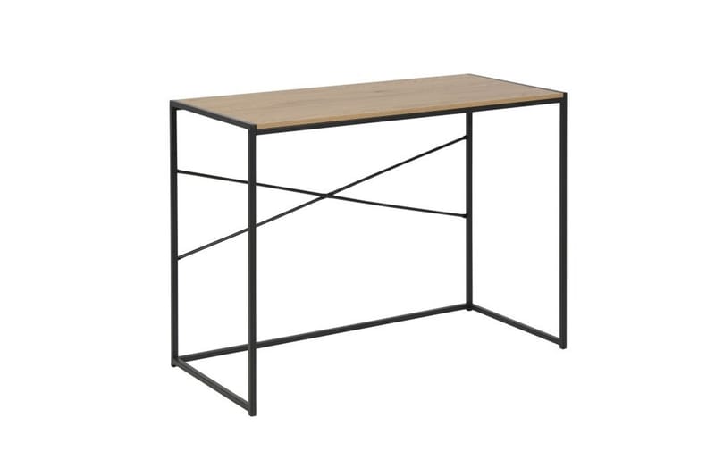 Seaford Skrivbord 100x45x75 cm Ek/Svart - Möbler - Bord & matgrupper - Kontorsbord - Skrivbord