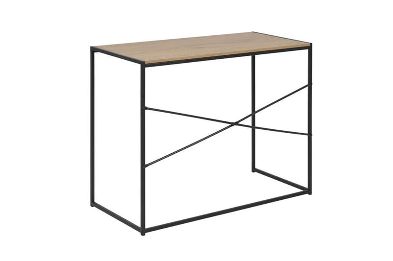 Seaford Skrivbord 100x45x75 cm Ek/Svart - Möbler - Bord & matgrupper - Kontorsbord - Skrivbord