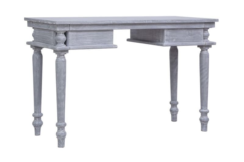 Skrivbord 115x50x78 cm massivt mahognyträ - Grå - Möbler - Bord & matgrupper - Kontorsbord - Skrivbord