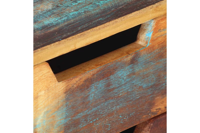 Skrivbord 118x48x75 cm massivt återvunnet trä - Flerfärgad - Skrivbord