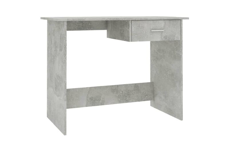 Skrivbord betonggrå 100x50x76 cm spånskiva - Grå - Möbler - Bord & matgrupper - Kontorsbord - Skrivbord