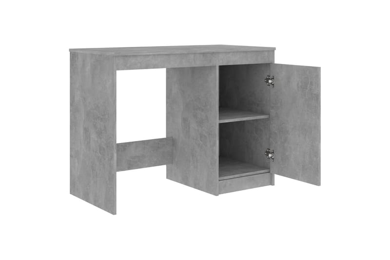 Skrivbord betonggrå 100x50x76 cm spånskiva - Grå - Möbler - Bord & matgrupper - Kontorsbord - Skrivbord