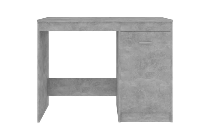 Skrivbord betonggrå 100x50x76 cm spånskiva - Grå - Möbler - Bord & matgrupper - Kontorsbord - Skrivbord