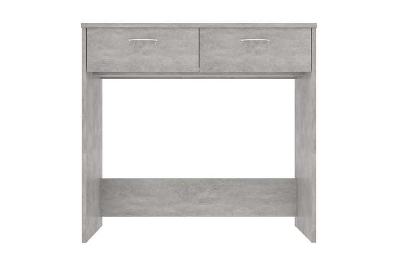 Skrivbord betonggrå 80x40x75 cm spånskiva - Grå - Möbler - Bord & matgrupper - Kontorsbord - Skrivbord