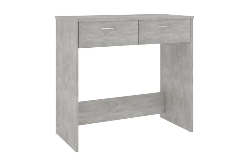 Skrivbord betonggrå 80x40x75 cm spånskiva - Grå - Möbler - Bord & matgrupper - Kontorsbord - Skrivbord