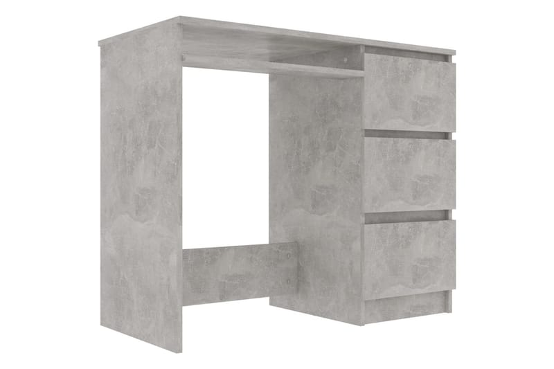 Skrivbord betonggrå 90x45x76 cm spånskiva - Grå - Möbler - Bord & matgrupper - Kontorsbord - Skrivbord