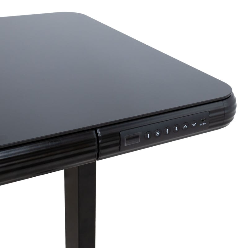 Skrivbord Ergo Fit med 1 motor 122x62x73,5–118 cm - Svart - Möbler - Bord & matgrupper - Kontorsbord - Skrivbord - Höj och sänkbart skrivbord