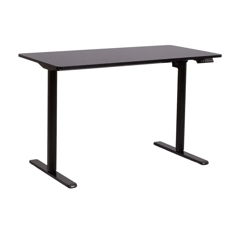 Skrivbord Ergo Light med 1 motor 120x60x72,5-117,5 cm, Svart