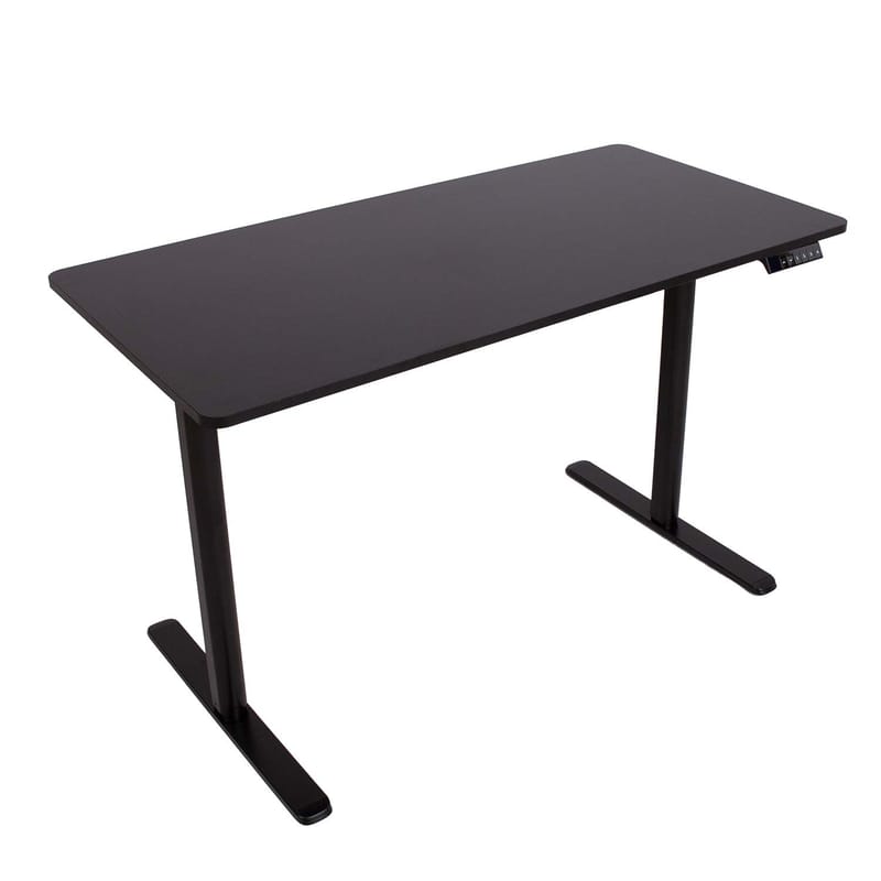 Skrivbord Ergo Light med 1 motor 120x60x72,5-117,5 cm - Svart - Möbler - Bord & matgrupper - Kontorsbord - Skrivbord - Höj och sänkbart skrivbord