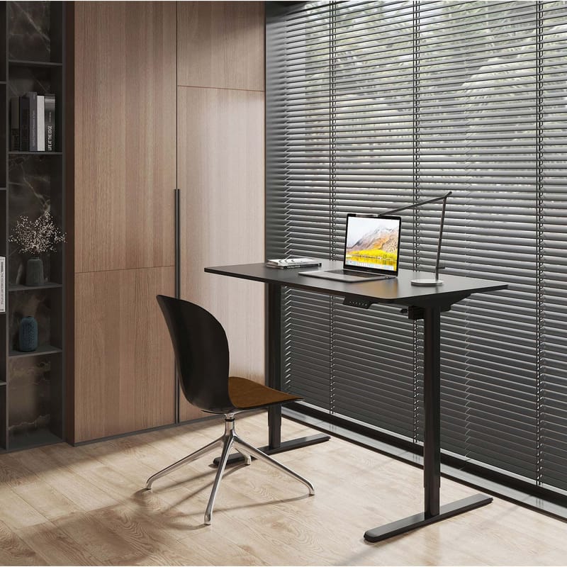 Skrivbord Ergo Light med 1 motor 120x60x72,5-117,5 cm - Svart - Möbler - Bord & matgrupper - Kontorsbord - Skrivbord - Höj och sänkbart skrivbord
