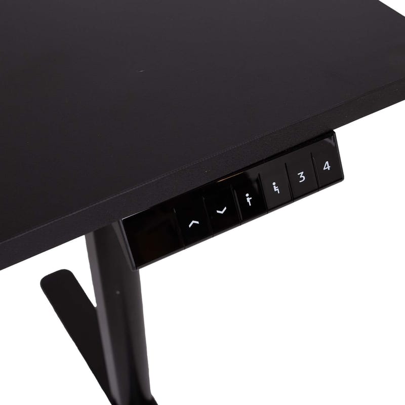 Skrivbord Ergo Light med 1 motor 120x60x72,5-117,5 cm - Svart - Möbler - Bord & matgrupper - Kontorsbord - Skrivbord - Höj och sänkbart skrivbord