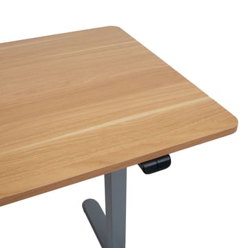 Skrivbord Ergo Light med 1 motor 120x60x73–118 cm - ek/silvergrå - Möbler - Bord & matgrupper - Kontorsbord - Skrivbord - Höj och sänkbart skrivbord