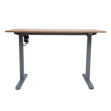 Skrivbord Ergo Light med 1 motor 120x60x73–118 cm - ek/silvergrå - Möbler - Bord & matgrupper - Kontorsbord - Skrivbord - Höj och sänkbart skrivbord