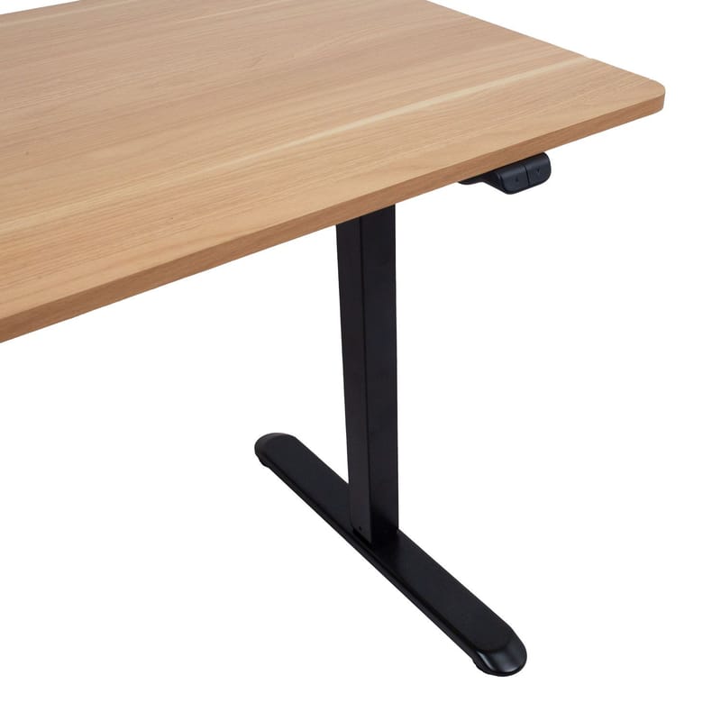 Skrivbord Ergo Light med 1 motor 120x60x73–118 cm - ek/svart - Möbler - Bord & matgrupper - Kontorsbord - Skrivbord - Höj och sänkbart skrivbord