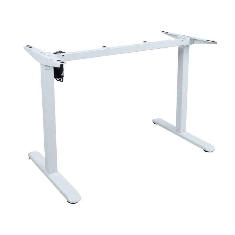 Skrivbord Ergo Light med 1 motor 120x60x73–118 cm - ek/vit - Möbler - Bord & matgrupper - Kontorsbord - Skrivbord - Höj och sänkbart skrivbord