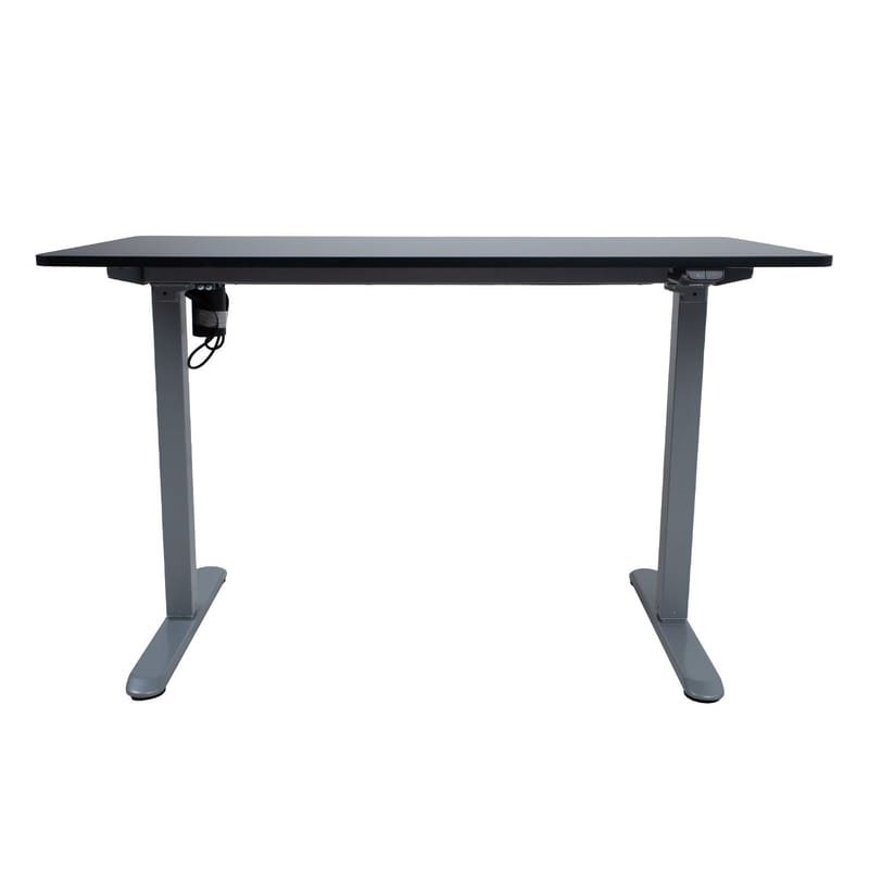 Skrivbord Ergo Light med 1 motor 120x60x73–118 cm - svart/silvergrå - Möbler - Bord & matgrupper - Kontorsbord - Skrivbord - Höj och sänkbart skrivbord