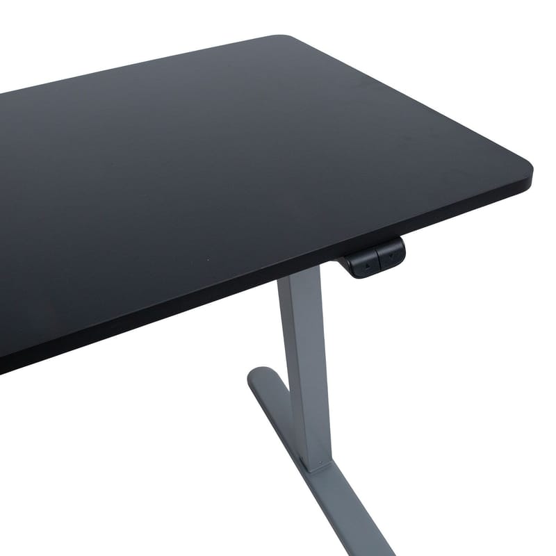Skrivbord Ergo Light med 1 motor 120x60x73–118 cm - svart/silvergrå - Möbler - Bord & matgrupper - Kontorsbord - Skrivbord - Höj och sänkbart skrivbord