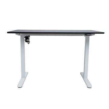 Skrivbord Ergo Light med 1 motor 120x60x73–118 cm - svart/vit - Möbler - Bord & matgrupper - Kontorsbord - Skrivbord - Höj och sänkbart skrivbord