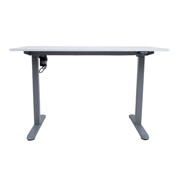 Skrivbord Ergo Light med 1 motor 120x60x73 –118 cm - vit/silvergrå - Möbler - Bord & matgrupper - Kontorsbord - Skrivbord - Höj och sänkbart skrivbord