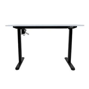 Skrivbord Ergo Light med 1 motor 120x60x73–118 cm - vit/svart - Möbler - Bord & matgrupper - Kontorsbord - Skrivbord - Höj och sänkbart skrivbord