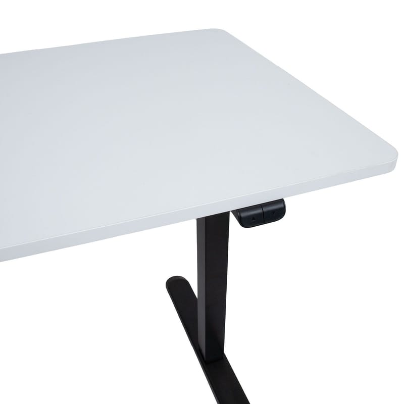 Skrivbord Ergo Light med 1 motor 120x60x73–118 cm - vit/svart - Möbler - Bord & matgrupper - Kontorsbord - Skrivbord - Höj och sänkbart skrivbord